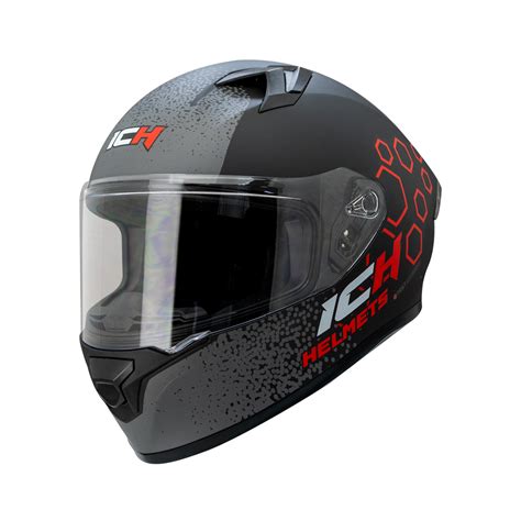 Casco Integral Ich Sp Royalty Negro Mate Rojo Xl Luegopago