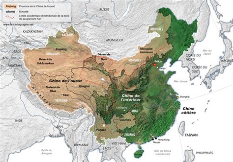 Chine Les Disparités Régionales De Lespace Chinois