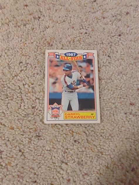 1988 Topps 1987 All Star Game Commemorative Set Darryl Strawberry 19 Of