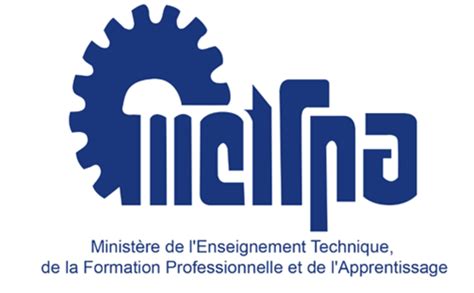 Minist Re De Lenseignement Technique De La Formation Professionnelle