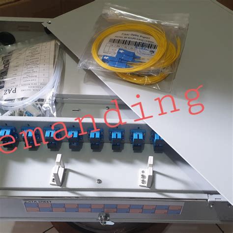 Jual Optical Termination Box Otb Rack Sc Paz Lengkap Pigtail Fiber