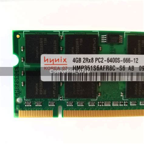 Hynix 4gb 8gb Ddr2 Pc2 6400s Pc6400 800 Mhz Ddr2 Sodimm 200pin Laptop