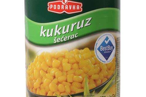 Kukuruz šećerac limenka 570 g Podravka Žena hr