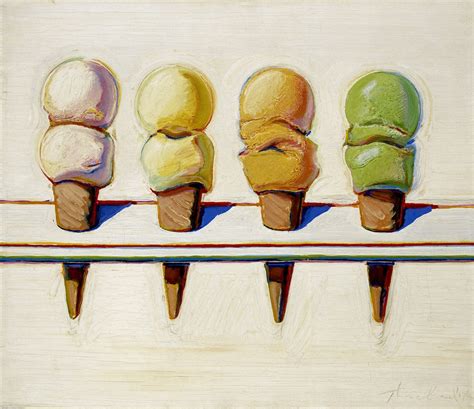 Wayne Thiebaud Ice Cream Fine Art Reproduction Museum Art Famous