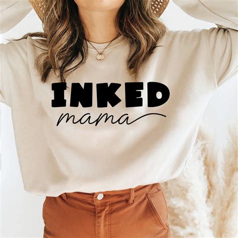 Inked Mama Svg Tatooed Mom Svg Tatooed Mom Svg Mom Tattoos Etsy