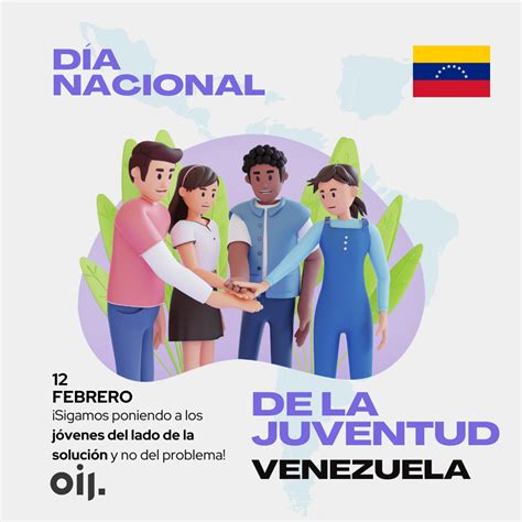 De Febrero D A Nacional De La Juventud Venezuela Organismo