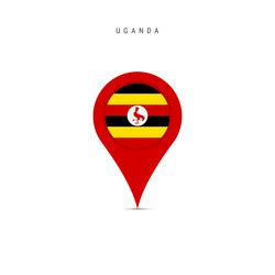 Uganda Editable Outline Map Royalty Free Vector Image