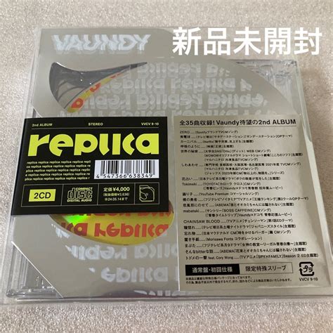 新品未開封 Vaundy Replica 初回仕様 通常盤 2cdの通販 By Pokes Shop｜ラクマ