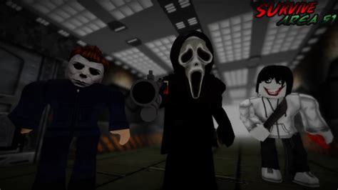 Survive And Kill The Killers In Area 51 Roblox