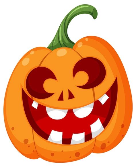 Calabaza De Halloween O Jack O Linterna Vector Premium