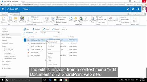 Editing Pdfs In Sharepoint