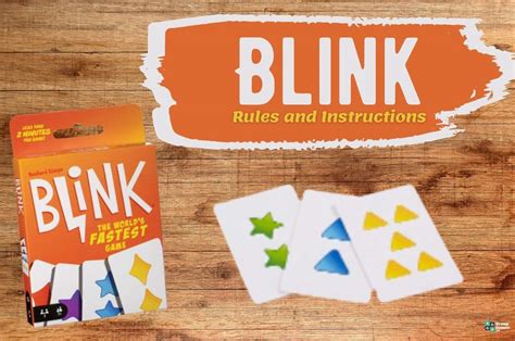 Blink Card Game: Rules and How to Play | Group Games 101