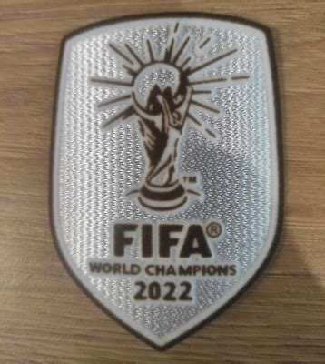 FIFA WORLD CUP 2022 Qatar Winners Champions Badges Patch Chest Gold 8