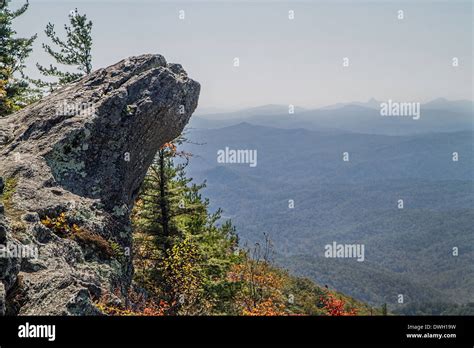 Blowing Rock North Carolina In The Fall Stock Photo Alamy