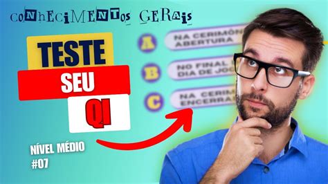 20 QUIZ Conhecimentos Gerais TESTE SEU QI YouTube