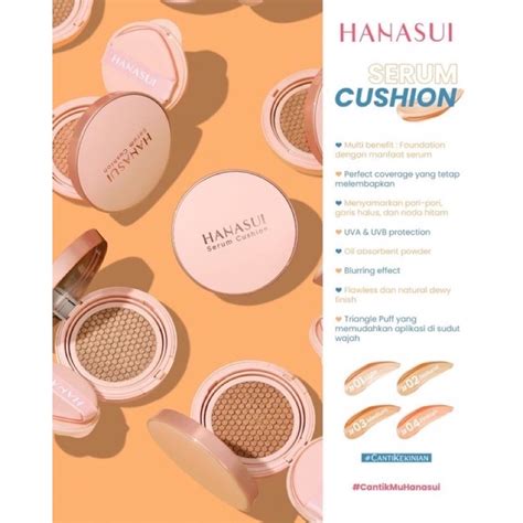 Jual Hanasui Serum Cushion Preloved Shade Natural G Shopee Indonesia