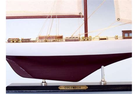 Americas Cup Columbia Sailboat Model