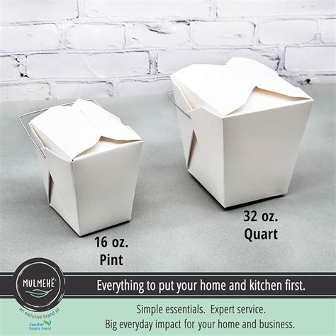 Chinese Takeout Containers In All Sizes Pint Quart Boxes 43 Off