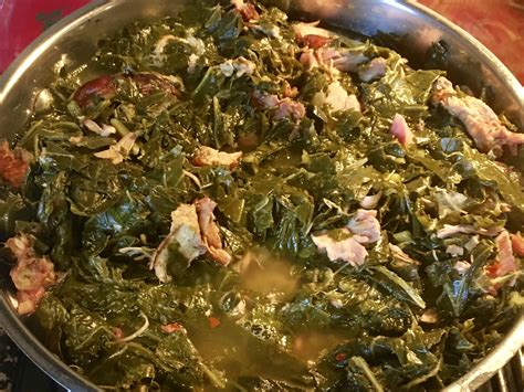 Southern Style Collard Greens with Smoked Turkey – Miss-Lou Cooking