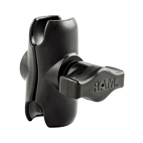 RAM MOUNTS Short Double Socket Arm For 1 Ball Bases