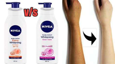 NIVEA Extra Whitening Cell Repair Body Lotion SPF 15, 75ml ...