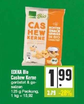 Edeka Bio Cashew Kerne Angebot Bei EDEKA 1Prospekte De