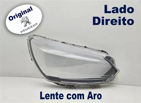 Lente Farol Peugeot Dir Orig