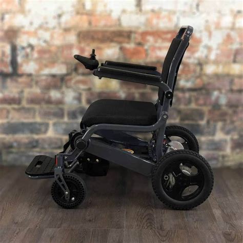 Magshock® Charcoal Fold And Go Wheelchairs® Electric Wheelchair Fold N Go Wheelchair