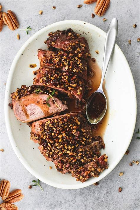 Pecan Crusted Pork Tenderloin American Pecans Fort Worth Tx Recipe Pork Tenderloin