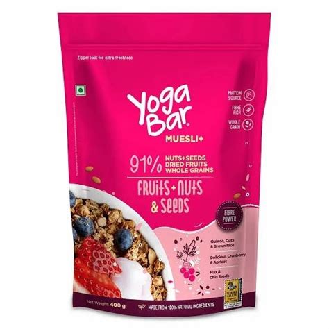 Yoga Bar Muesli 400g Kelloggs Muesli Oats Kelloggs Fruit Muesli