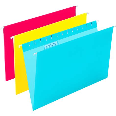 Pendaflex Hanging File Folders Legal Assorted Colours 25/box Monk Office