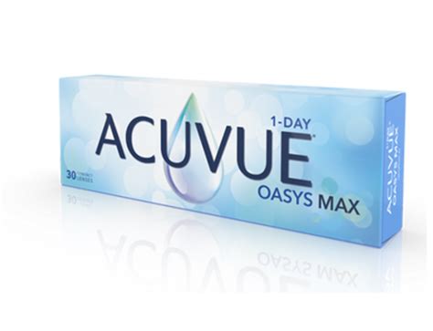 Shop Acuvue Oasys Max 1 Day 30 Pack Webeyecare