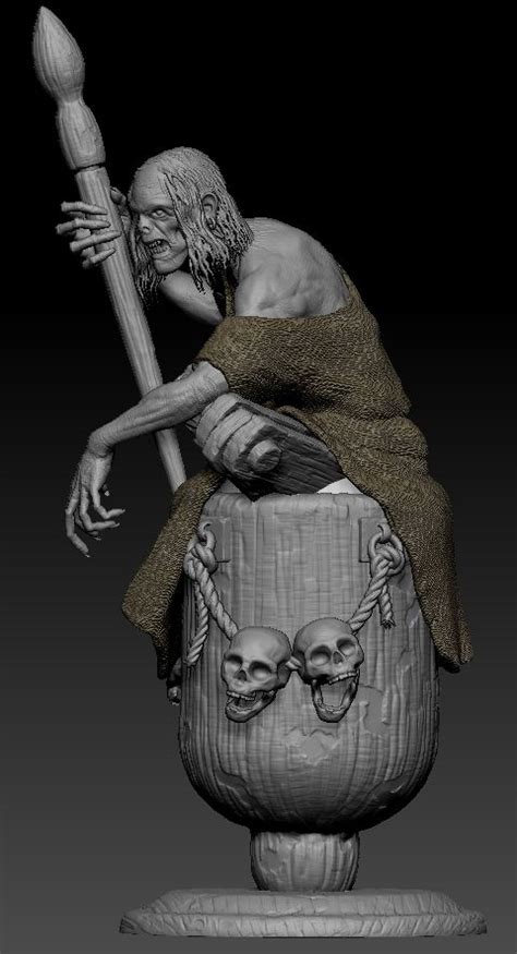 Archivo D Baba Yaga D Stl Imprimiblemodelo De Impresi N D Para