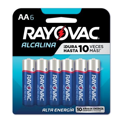 Bateria alcalina 6aa rayovac 8154 BaterÍas