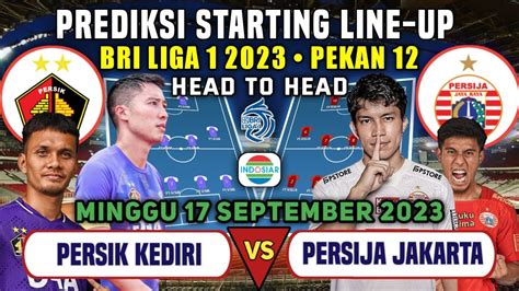 PERSIK KEDIRI VS PERSIJA JAKARTA PREDIKSI STARTING LINE UP BRI LIGA 1