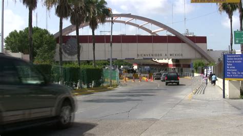 Video Of Border Station Usa And Mexico Brownsville Tx And Matamoros Arch Bridge Over Rio