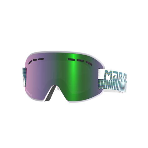 Marker Smooth Operator M Green Plasma Mirror Cat 2 Adult Ski Goggle