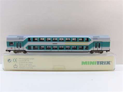 Minitrix N 13770 Doppelstockwagen 1 2 Kl TOP In OVP 29317 EBay