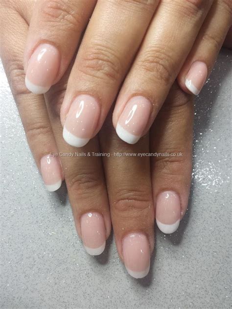 Eye Candy Nails And Training Pink And White Acrylic French Overlays By