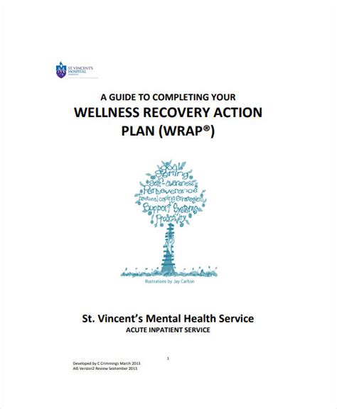 11 Wellness Recovery Action Plan Templates Pdf Word