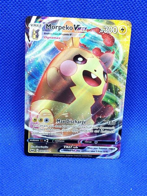 Mavin Pokemon Sword Shield Morpeko Vmax Full Art Ultra Rare