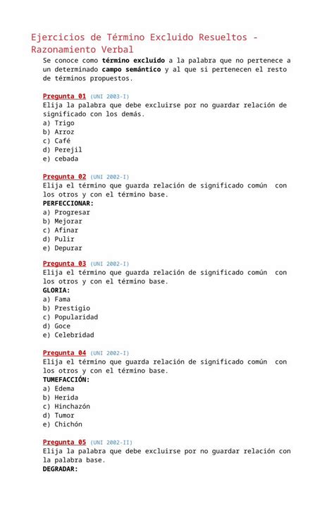 Docx Ejercicios De T Rmino Excluido Resueltos Dokumen Tips