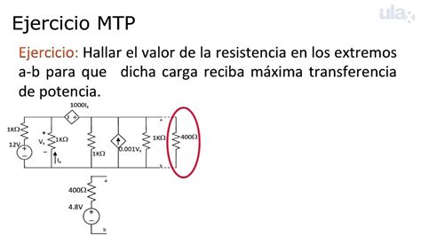 Video 33 Max Transferencia De Potencia Ejercicio Youtube