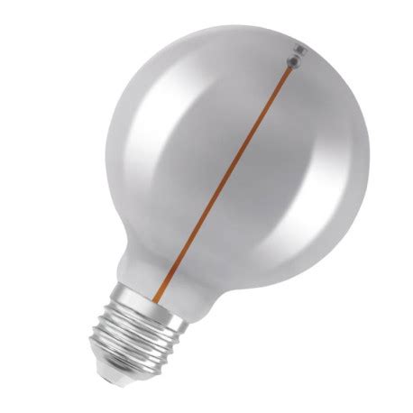 Ampoule LED Globe Vintage Osram E27 2 2W Verre fumé 049958