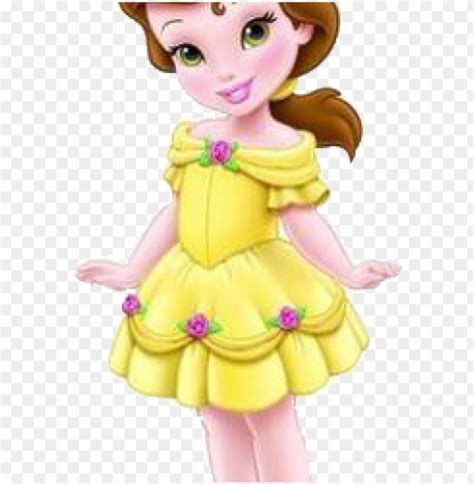 beast clipart princess belle - baby disney princess PNG image with ...