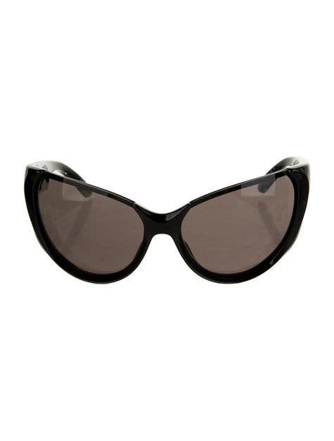 Balenciaga Cat Eye Tinted Sunglasses Black Sunglasses Accessories