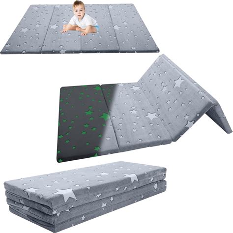 Memorecool Glow Foam Baby Play Mat Crawling Mat Baby Rug