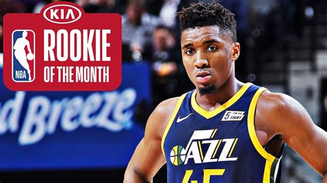 Donovan Mitchell Rookie Of The Month January 2018 Youtube