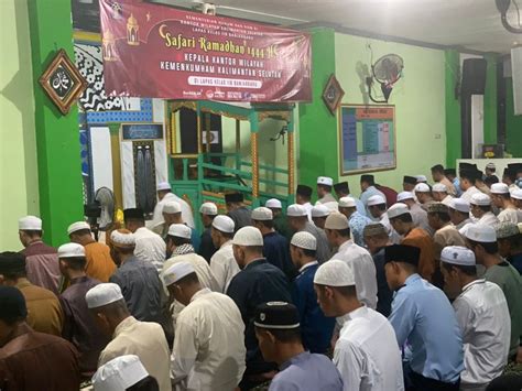 Kanwil Kemenkumham Kalsel Safari Ramadan Ke Lapas Kelas Iib Banjarbaru