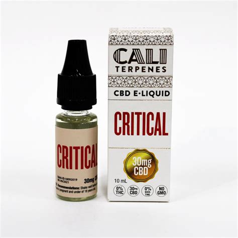 E Liquido Cbd Cali Terpenes Ml Critical Mg Parafarmacia Cbd